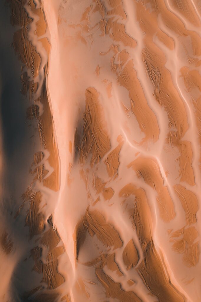 Pareti di roccia scolpite dall’acqua